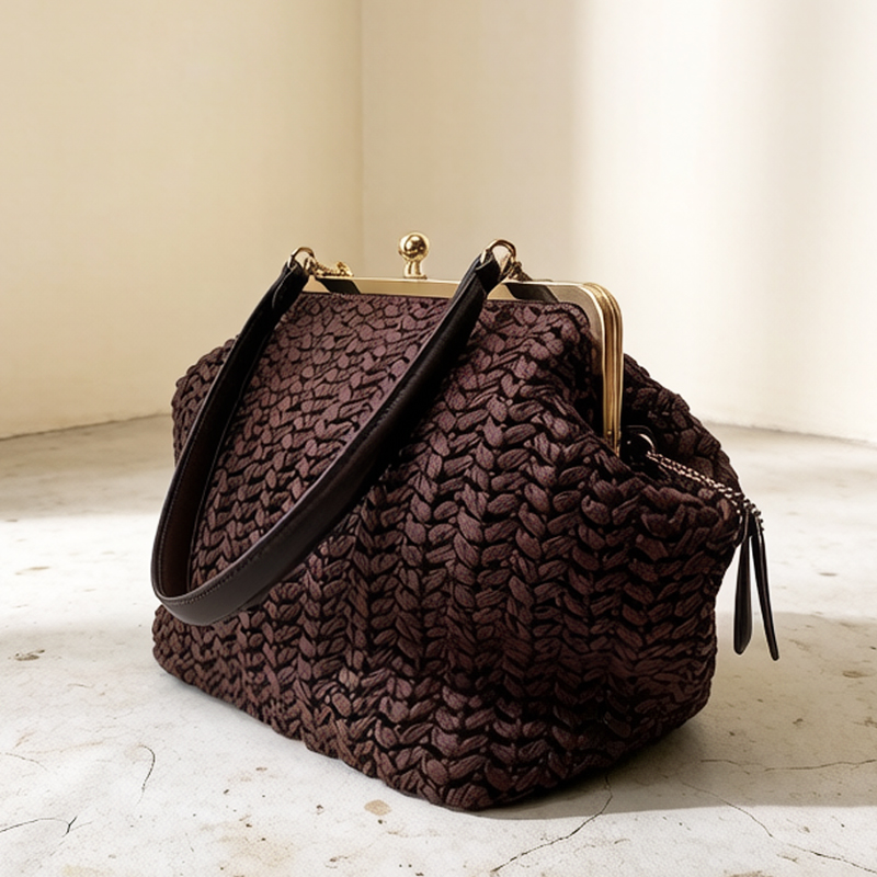 Woven Straw Bag - Borse da Spiaggia in Rafia Intrecciate