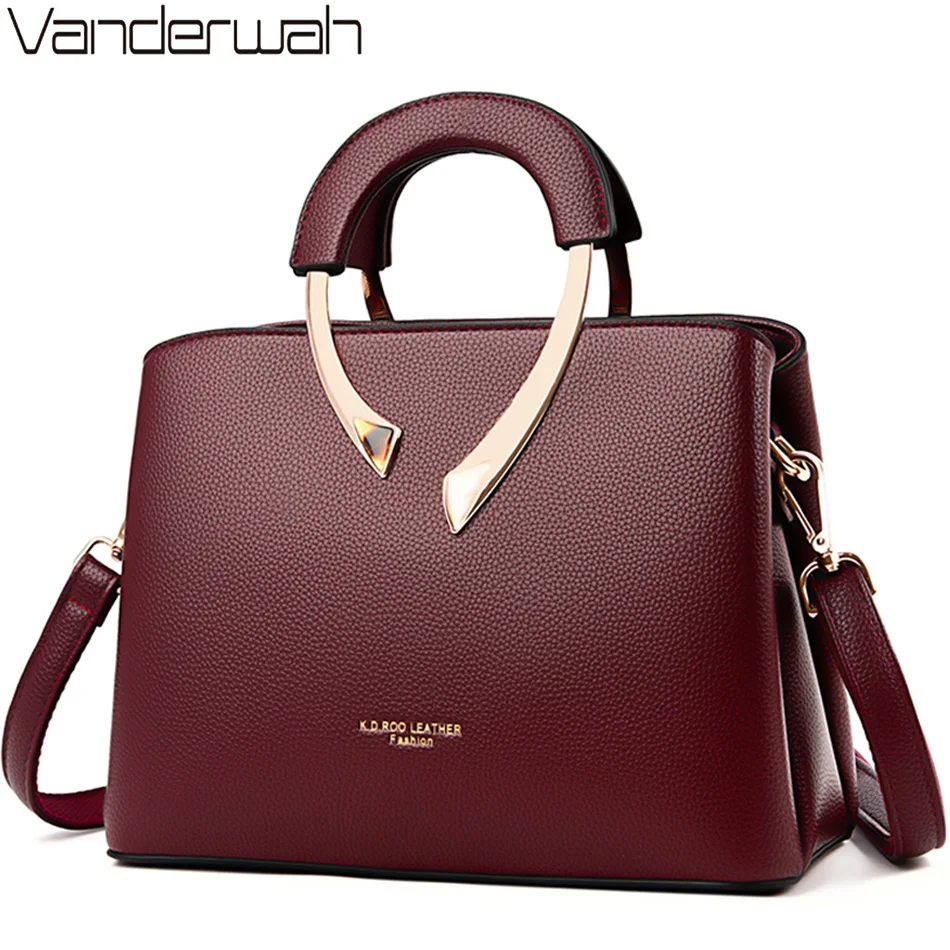 Women Bags Low Price - GENUINE VANDERWAH Borsa casual in pelle