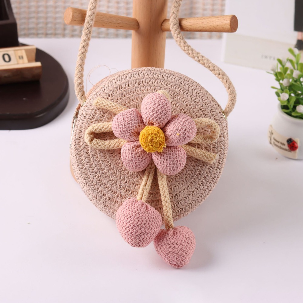 Woven Straw Bag - Borsa Casual in Paglia Intrecciata a