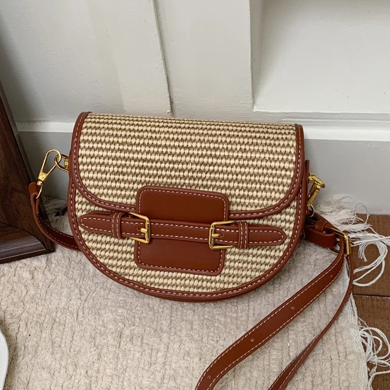 Women Bags Max - Borse a tracolla mini in paglia