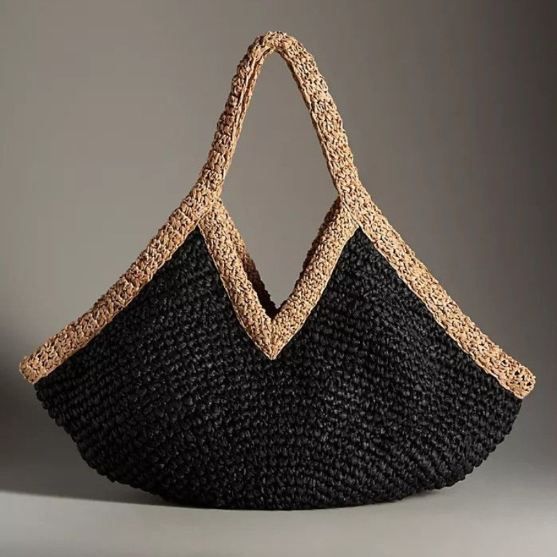 Woven Straw Bag - Nuova Borsa Estiva Intrecciata a Mano,