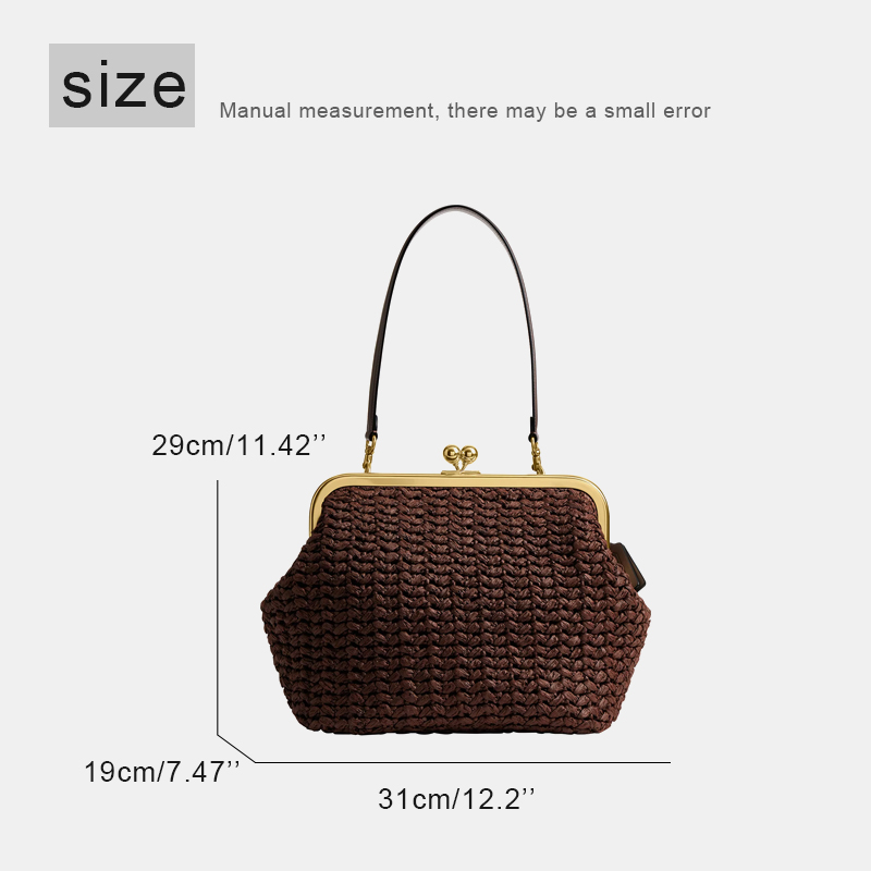 Borse da Spiaggia in Rafia Int - Woven Straw Bag recensione e prezzo