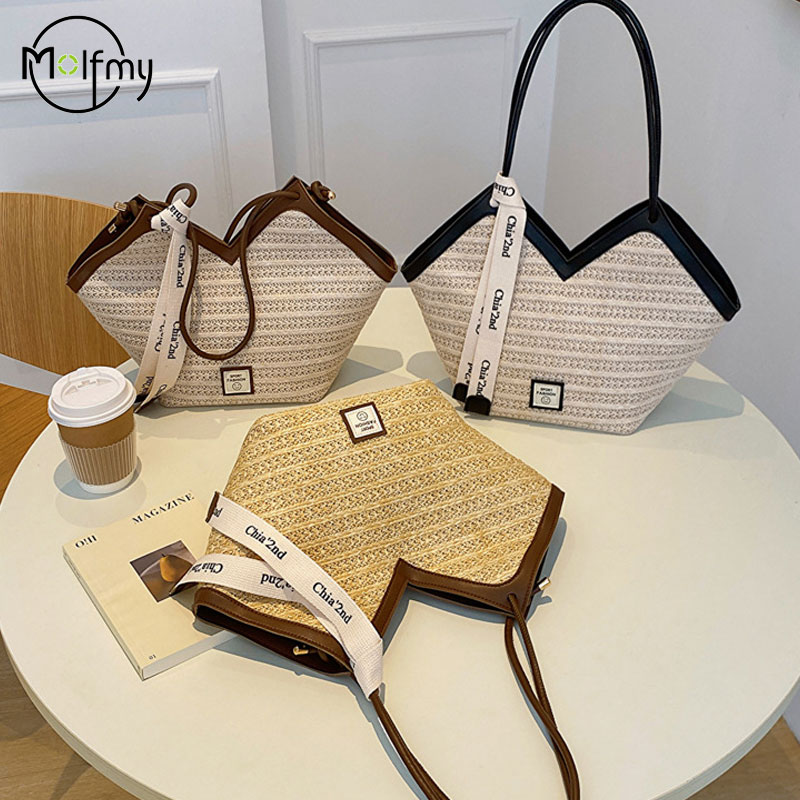 Borsa da spiaggia da donna Bor - Woven Straw Bag recensione e prezzo