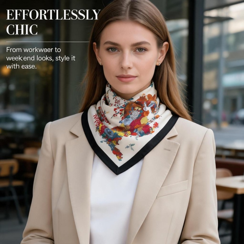 Foulard Quadrato da Donna 65x6 - Women Bags Office recensione e prezzo