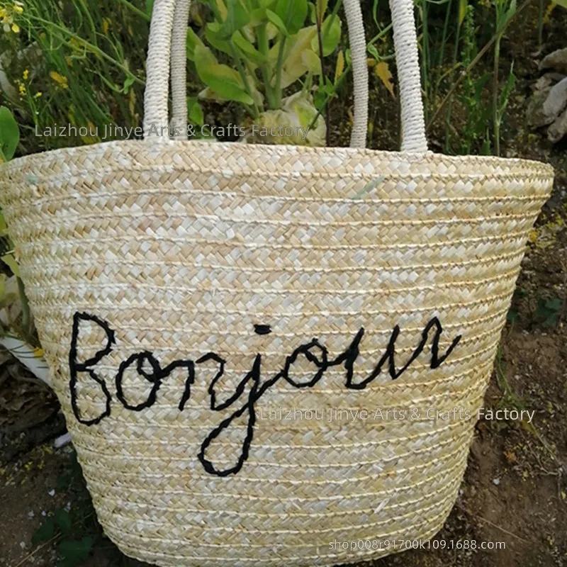 Borsa a secchiello da donna in - Woven Straw Bag recensione e prezzo