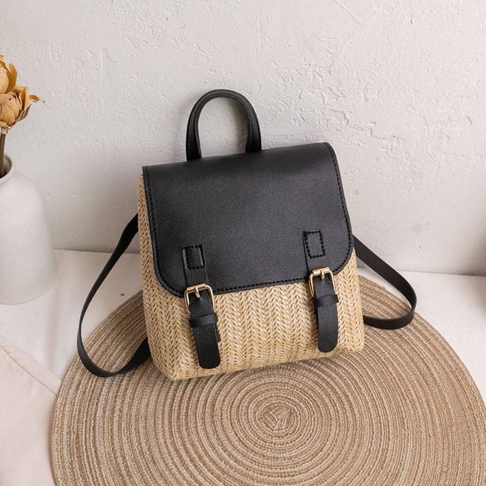 Borsa Versatile in Pelle PU e  - Woven Straw Bag recensione e prezzo