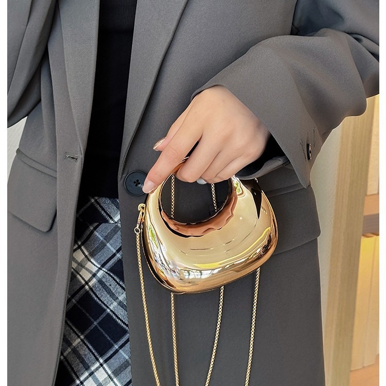 Mini Borsa da Sera Dorata, Poc - Women Bags Max recensione e prezzo