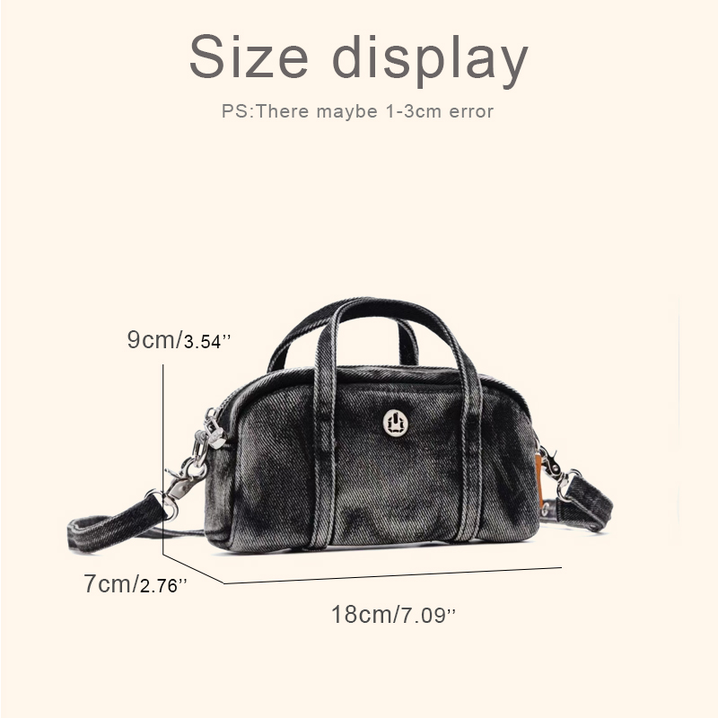 Coreano Casual Mini Denim Box  - Women Bags Max recensione e prezzo
