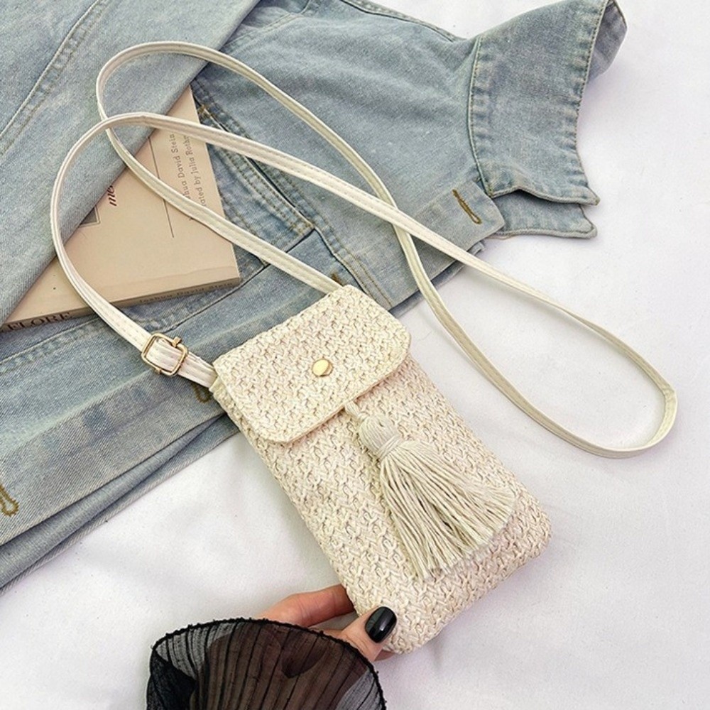 Borsa a secchiello portatile d - Woven Straw Bag recensione e prezzo
