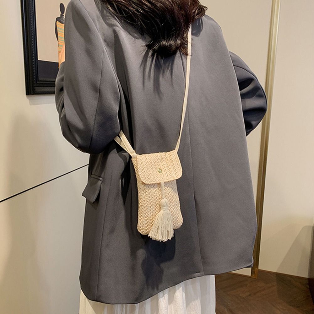 Borsa a secchiello portatile d - Woven Straw Bag recensione e prezzo