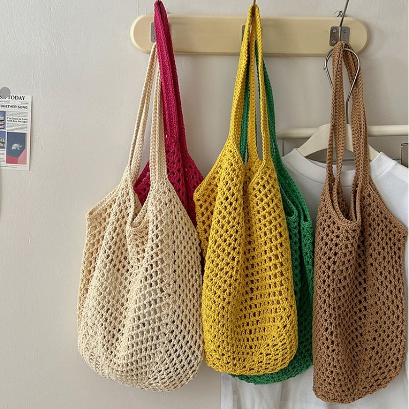 Borse a Spalla da Donna Casual - Woven Straw Bag recensione e prezzo
