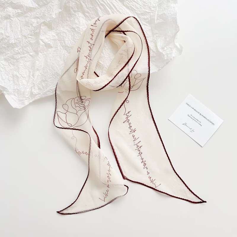 Sciarpa Vintage in Chiffon Sta - Women Bags Office recensione e prezzo